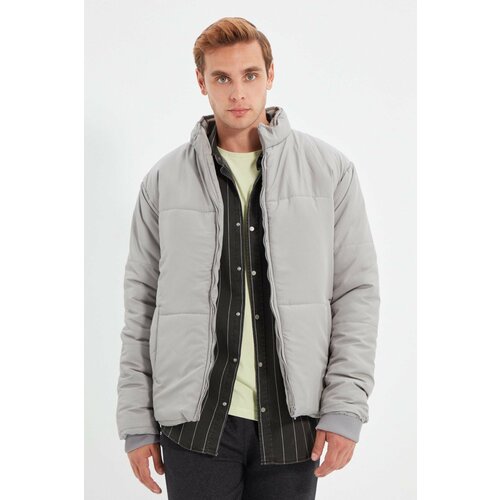 Trendyol Winter Jacket - Gray - Basic Cene
