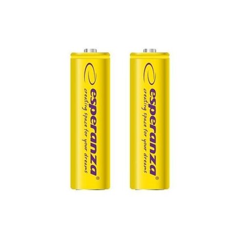 Esperanza Punjive baterije RECHARGEABLE Ni-MH AA 2000MAH 2kom. yellow, EZA103Y Slike
