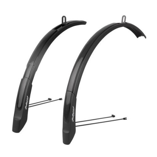 Polisport blatobran prednji+zadnji 51mm 26/28&amp;quot; expander city black ( BLA-8624900001 ) Slike