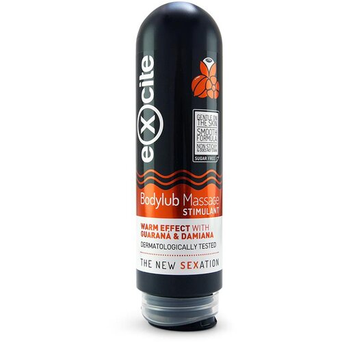 EXCITE Bodylub Maseage Damiana in Guarana 200 ml, (21100693) Slike