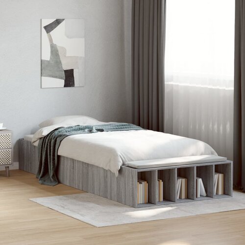 Furnova Posteljni okvir siva sonoma 90x200 cm inženirski les, (21935216) Slike