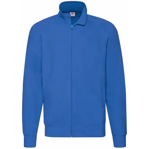 Fruit Of The Loom Blue Men's Sweatshirt Lightweight Sweat Jacket