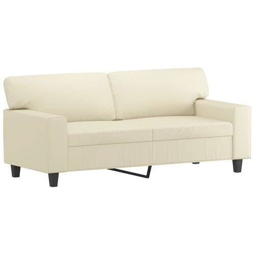  3-dijelni set sofa krem od umjetne kože Slike