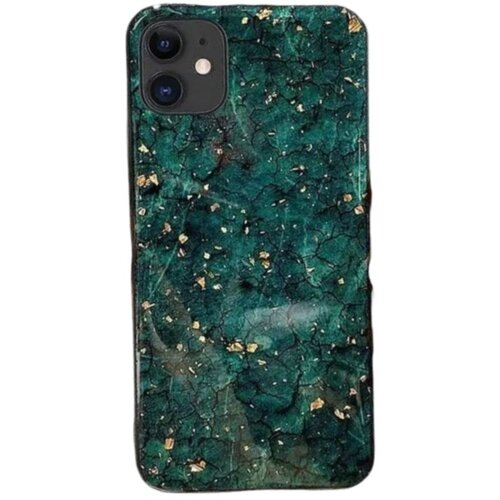 NIKCORP Ovitek za iPhone 12 in 12 Pro silikonski TPU ovitek s 3D vzorcem, za&scaron;čita za kamero in zaslon, motiv zeleni marmor, (5000139139) Cene