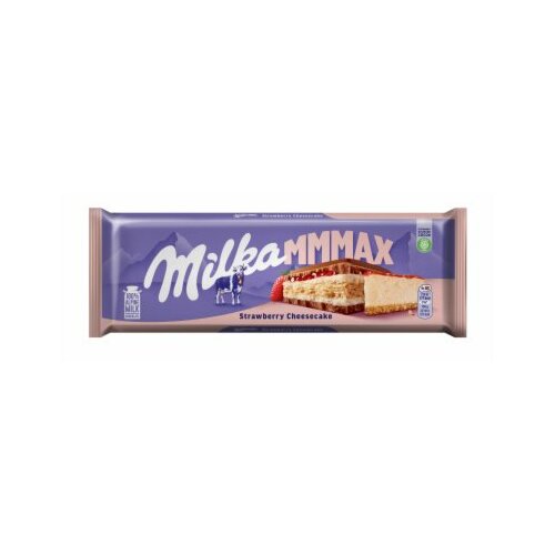 Milka mmmax strawberry cheescake čokolada 300g Slike