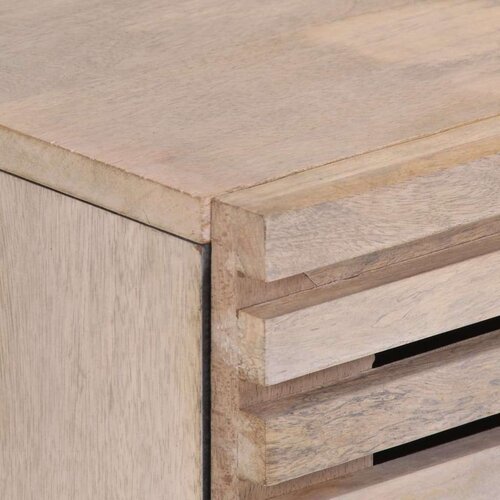  Komoda 2 kosa 60x34x75 cm trden mangov les Slike