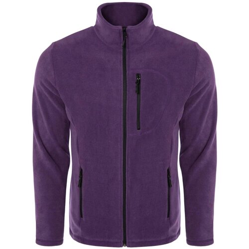 Dewberry 24601 5 Pocket Outdoor Full Zipper Fleece Jacket-MOR Cene
