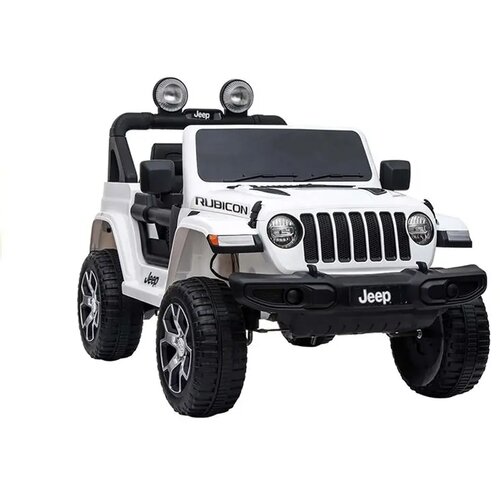 Ramiz Otroški avto na akumulator Jeep Wrangler Rubicon 4X4 Bela lea Cene