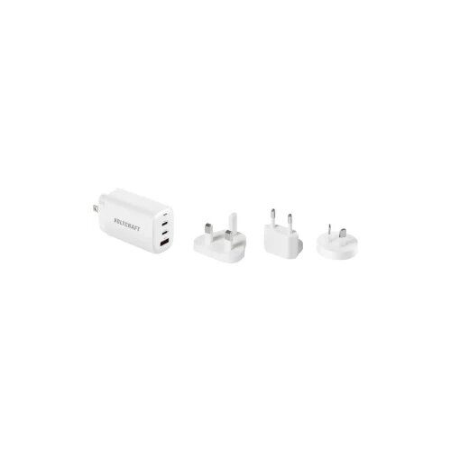 Voltcraft USB-Ladegerät VC-13729645 adaptar za putovanje unutrašnje područje Izlazna struja maks. 3.25 A 3 x USB-A, USB-C® USB power delivery (USB-PD), s europskim adapterom, s UK adapterom, s SAD ... Cijene