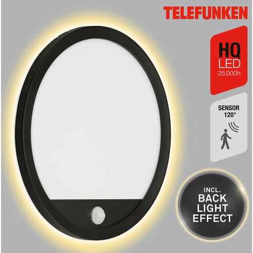 Lesnina XXXL Telefunken 313705TF-LED Spolja&amp;scaron;nja svetiljka sa senzorom LED/15W/230V IP44 Slike