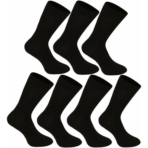 Nedeto 7PACK socks high bamboo black Slike