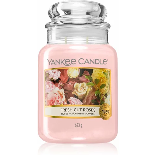 Yankee Candle Fresh Cut Roses dišeča svečka 623 g unisex