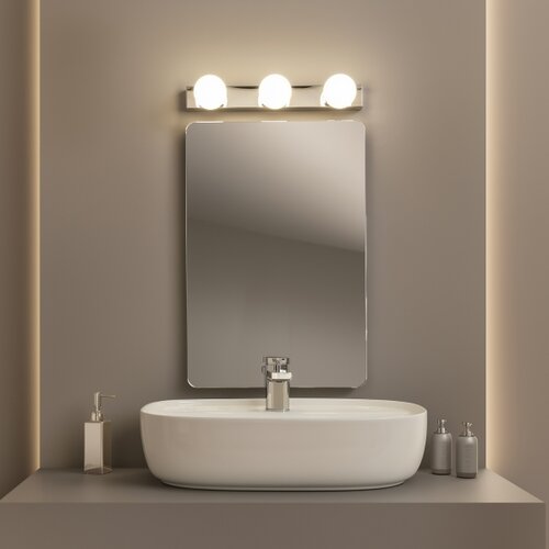 Brilagi SET 2x LED kupatilsko zidno svetlo HOLLYWOOD 3xLED/3W/230V 39 cm IP44 hrom Slike