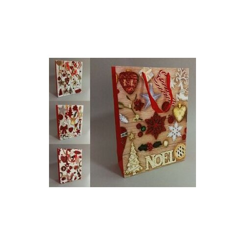  Vrećica darovna Božićna 23X18X9cm CH6612 Cijene
