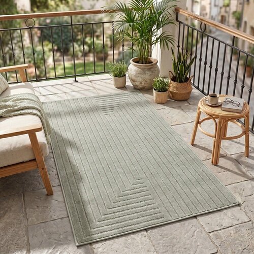 Ayyildiz Carpets Zelen zunanji in notranji tekač 80x250 cm Nova 1202 &amp;ndash; Slike