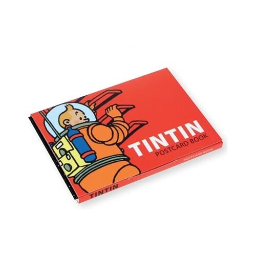 Moulinsart razglednice, set/16 - tintin moon Slike