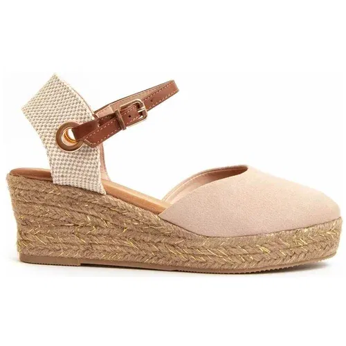 Leindia Espadrile 90140 Bež