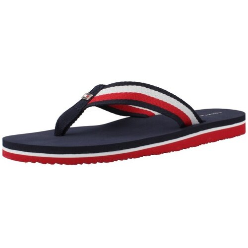 Tommy Hilfiger Japonke CORPORATE BEACH SANDAL Modra Slike