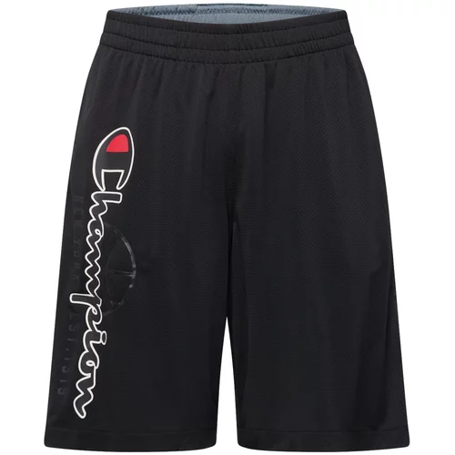 Champion Authentic Athletic Apparel Sportske hlače siva / crvena / crna / bijela