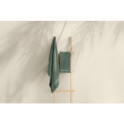 1004A-071-1 Green Bath Towel Set (2 Pieces) Slike