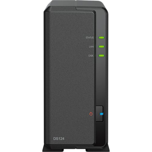 Synology DiskStation DS124 NAS Server - 4-jezgreni CPU, 1GB RAM, 1-Bay Cijene