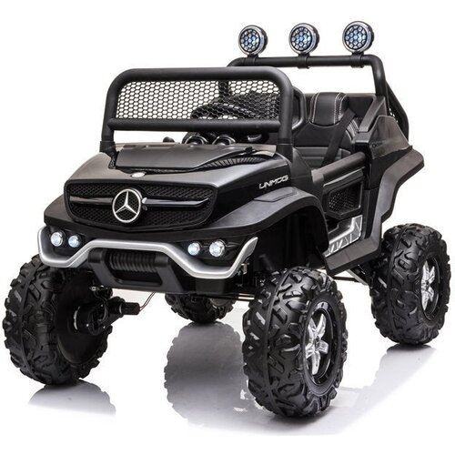  Licencirani auto na akumulator Mercedes Unimog S - crni Slike