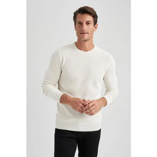 Defacto Slim Fit Crew Neck Sweater