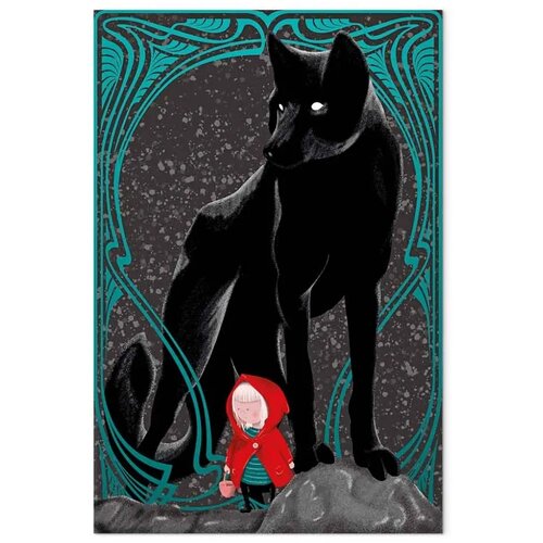  Slika - Red Riding Hood (1 Part) Vertical 20x30 Na talijanskom platnu Slike