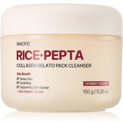 Nacific Rice + Pepta Collagen Gelato Pack Cleanser hidratantni gel za či&amp;scaron;ćenje za jačanje kožne barijere 150 g Slike