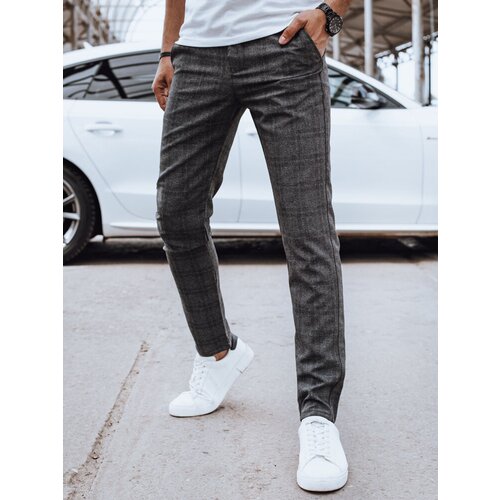 DStreet Spodnie męskie casual ciemnoszare Slike