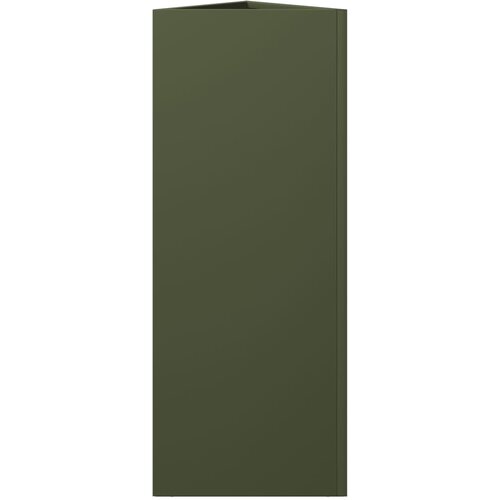  Vrtna sadilica maslinastozelena trokutasta 30x26x75 cm čelična Slike
