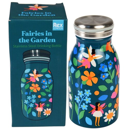 Rex London Modra otro&amp;scaron;ka steklenička za vodo iz nerjavečega jekla 250 ml Fairies in the Garden &amp;ndash; Slike