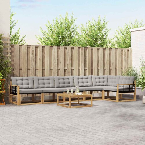  Set vanjskih sofa 7 kom. Bijela i svjetlosiva Cijene