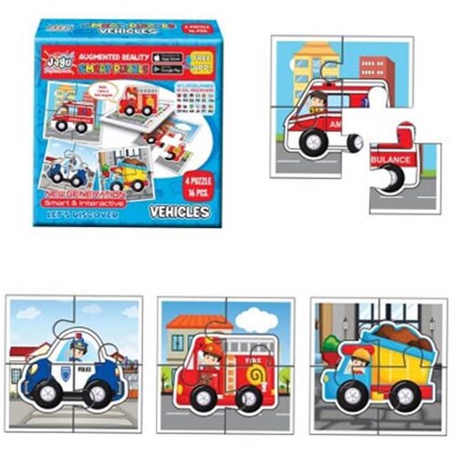 Akar Jagu toys Puzle Mini Vozila Jagu 16 delova 391860 Cene