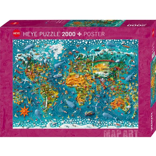 Heye puzzle Sara Drake Miniature World 2000 delova 29983 Slike