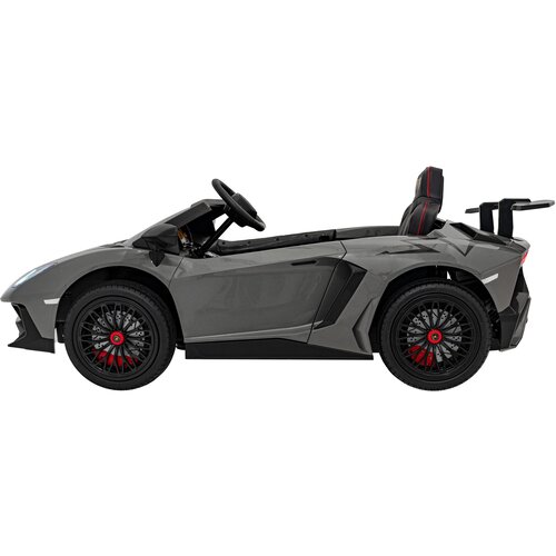  Licenciran avto na akumulator Lamborghini Aventador SV STRONG - dvosed - siv Slike