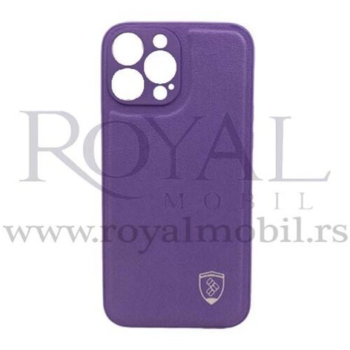  futrola leather color za iphone 13 (6.1) ljubicasta Slike