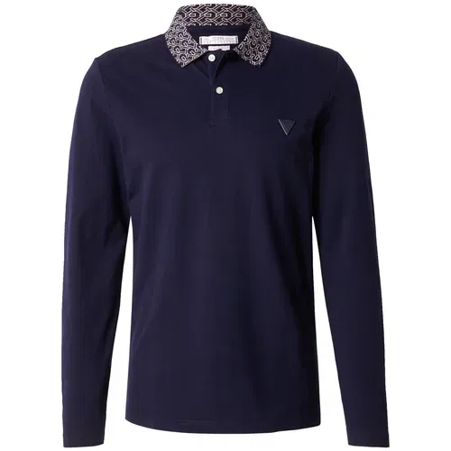 Guess Majica svijetlobež / indigo