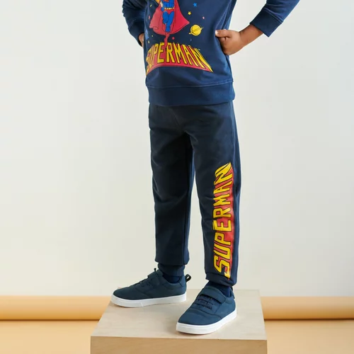 Sinsay - Jogger športne hlače Superman - Mornarsko modra