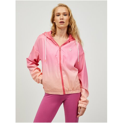 Guess Pink Women's Lightweight Jacket Clematis - Women Slike