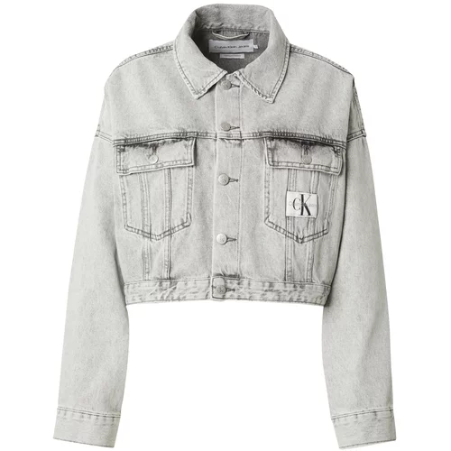 Calvin Klein Jeans Prijelazna jakna sivi traper