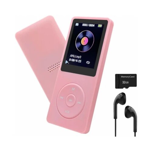 MP3 Player Bluetooth 32GB pink Cene