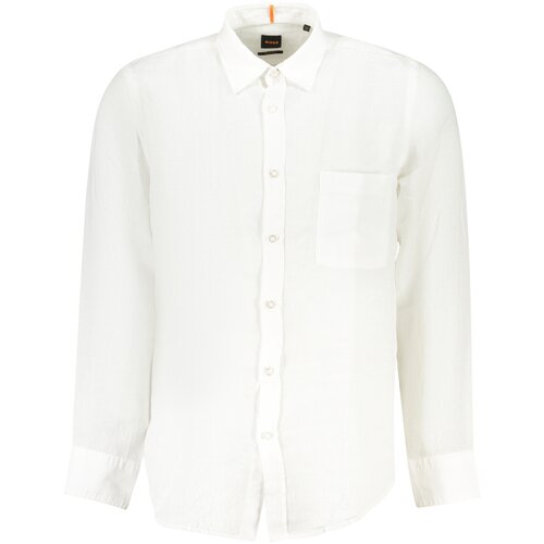 Boss LONG SLEEVE SHIRT MEN WHITE Slike