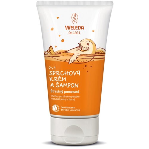 Weleda Šampon i gel za tuširanje pomorandža 150ml Slike
