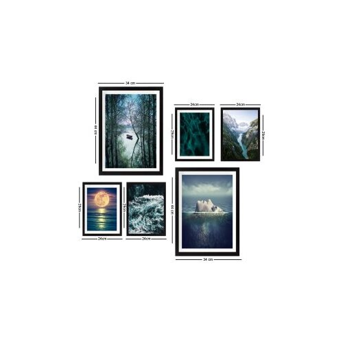 Wallity Set Slika SET_085, 6 Delova Cene