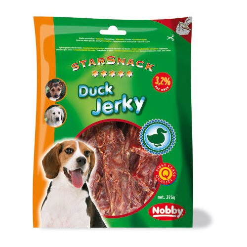 Nobby starsnack jerkey, raca &ndash; 375 g Cene