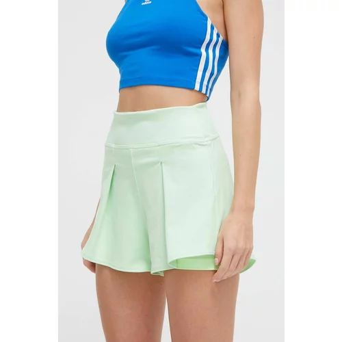Adidas Kratke hlače za vadbo Tennis Match zelena barva