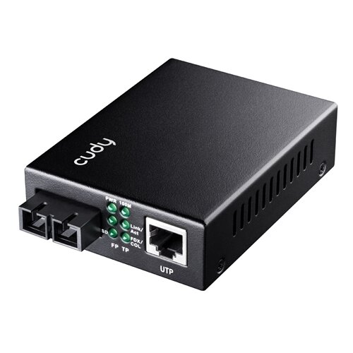 Cudy MC100SA-20 network media converter 100 Mbit /s 1310 nm Single-mode Black Cijene