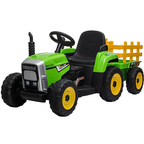 Traktor Model 261 na akumulator sa prikolicom - Zeleni Slike