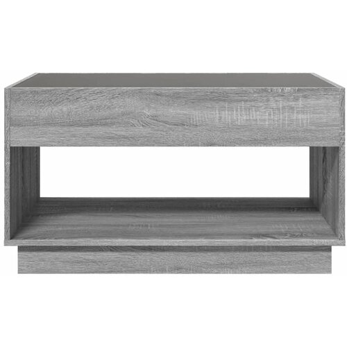  Stolić s beskonačnim LED svjetlima boja hrasta 90x50x50 cm Slike